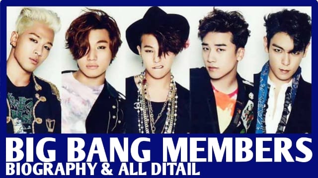 Bigbang Members 2022 | Bigbangメンバー Biography