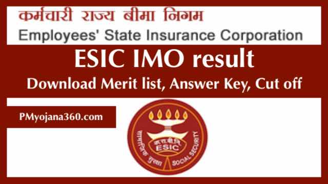 ESIC IMO result