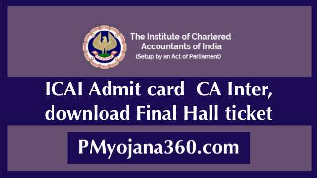 ICAI Admit card 2022