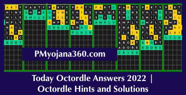 Today Octordle Answers